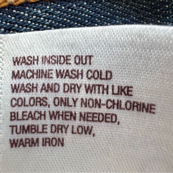 Old Navy Distressed High Waist Mini Denim Jean Skirt Size 0 - Picture 10 of 13